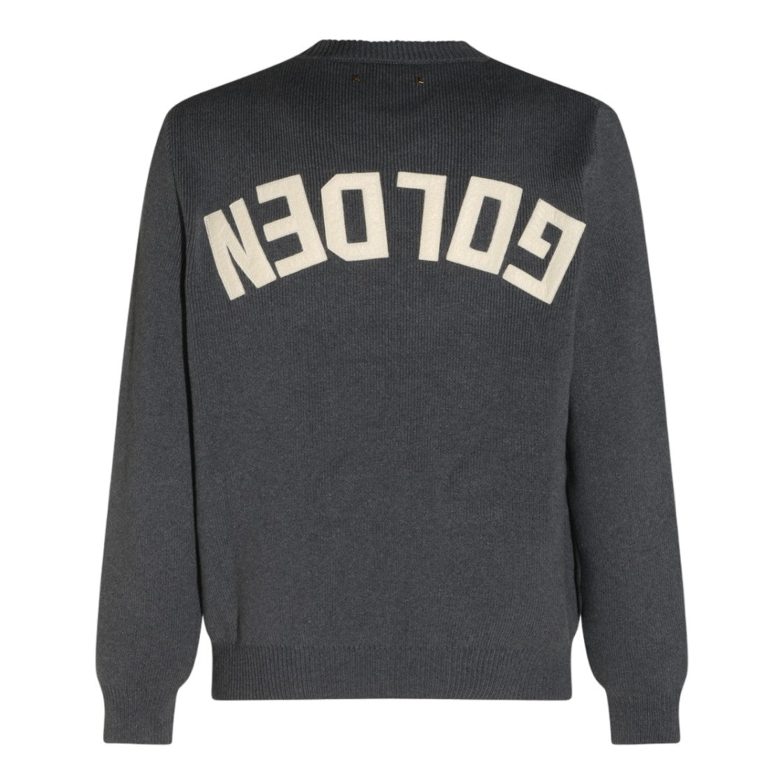 Golden Goose Classic Crew Neck Sweater With Ribbed Texture