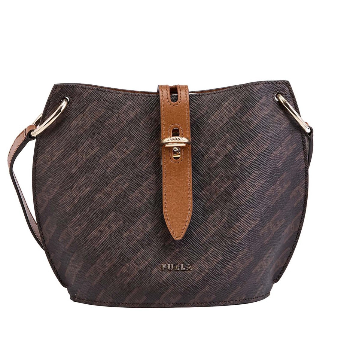 Furla Structured Logo-Pattern Furla Bag
