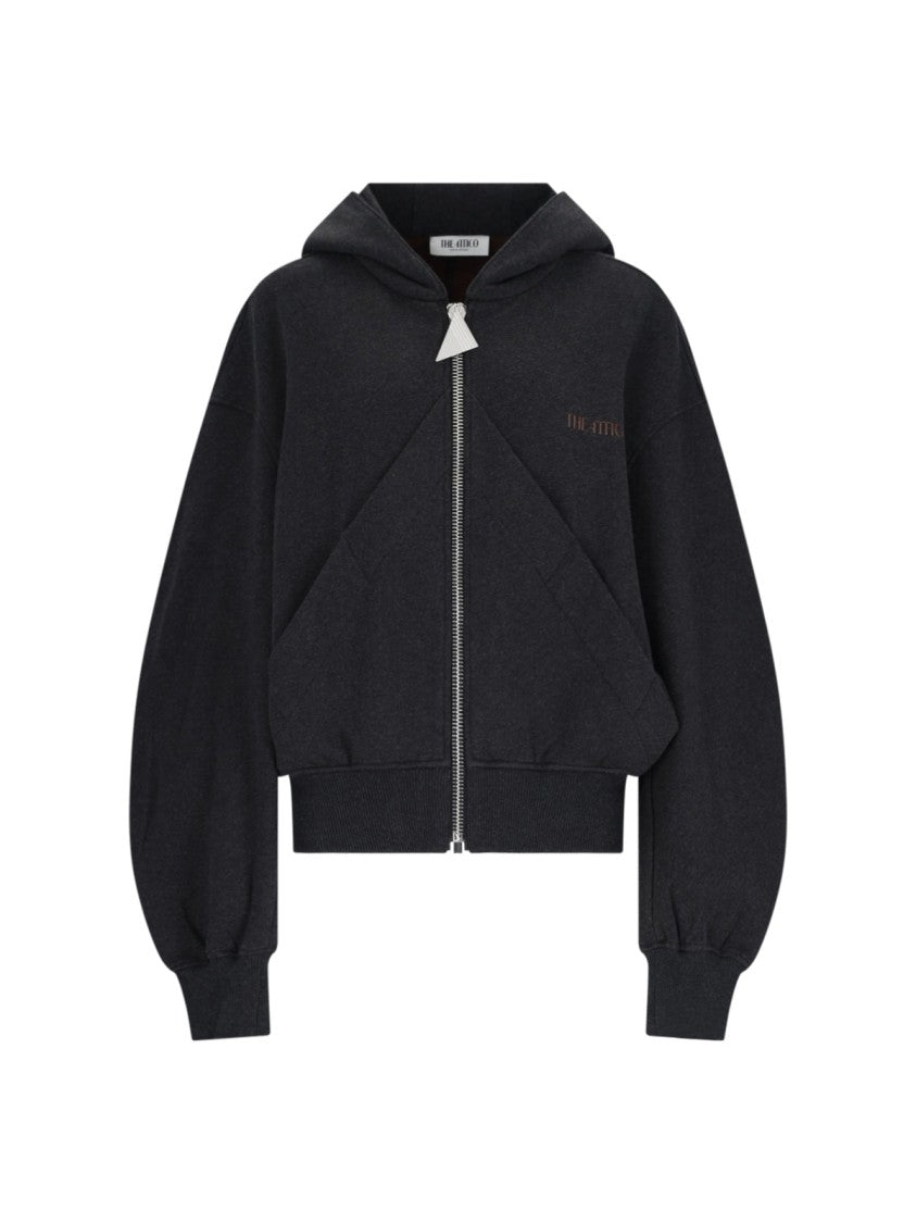 The Attico Logo Hoodie – Black