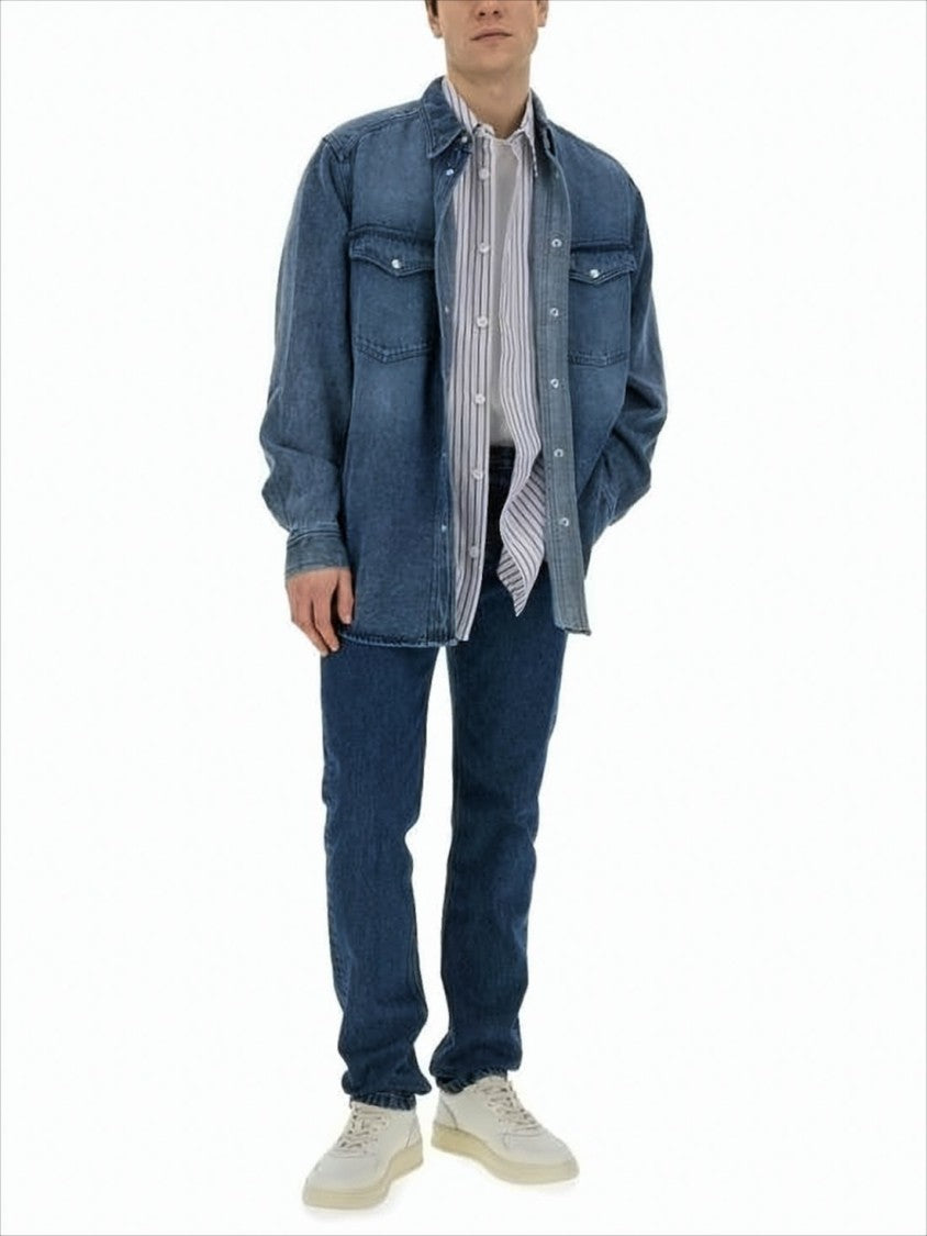 Isabel Marant Relaxed Fit Striped Short-Sleeved Shirt