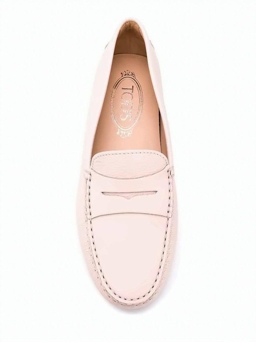Tod's Smooth Leather Loafer With Penny Slot And Rubber Sole
