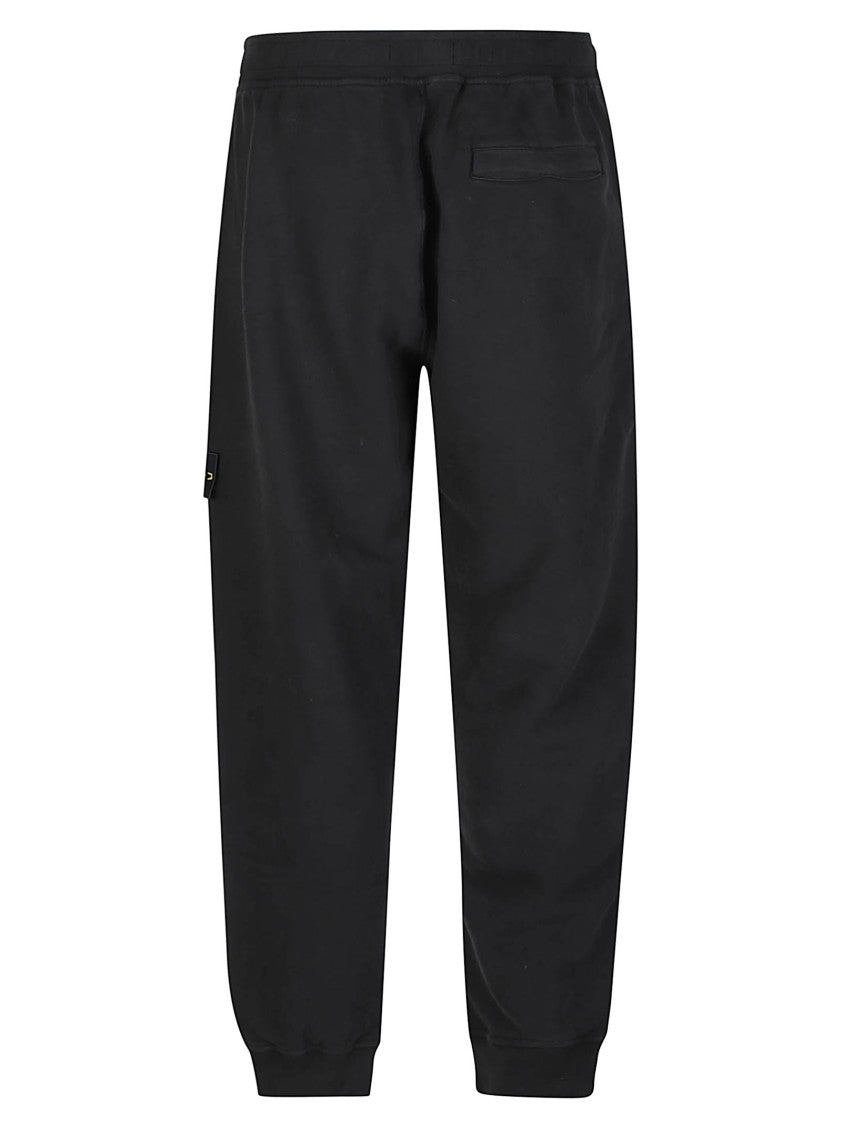 Stone Island Relaxed Fit Cuffed Ankle Cotton Sweatpants