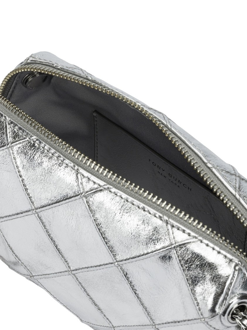 Tory Burch Quilted Metallic Leather Crossbody Bag