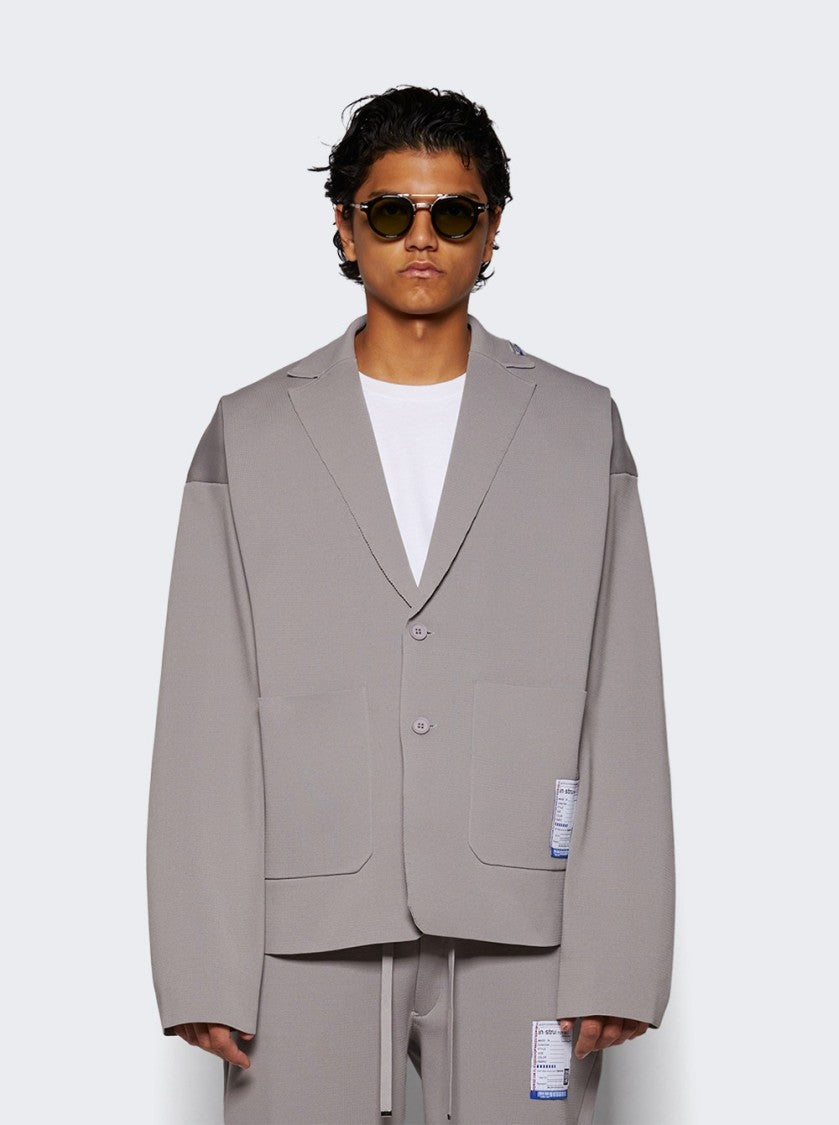 Maison Mihara Yasuhiro Milan Rib Jacket Light Grey
