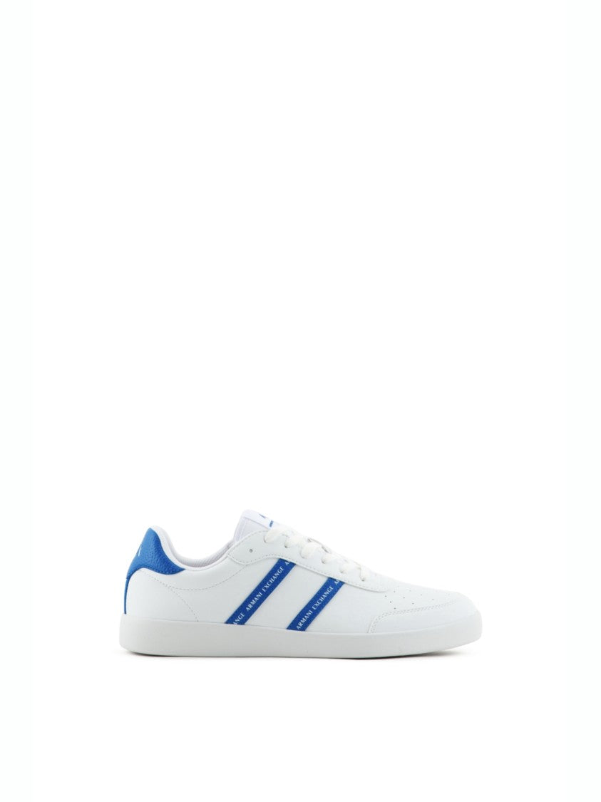 Armani Exchange Sporty White Leather Sneakers