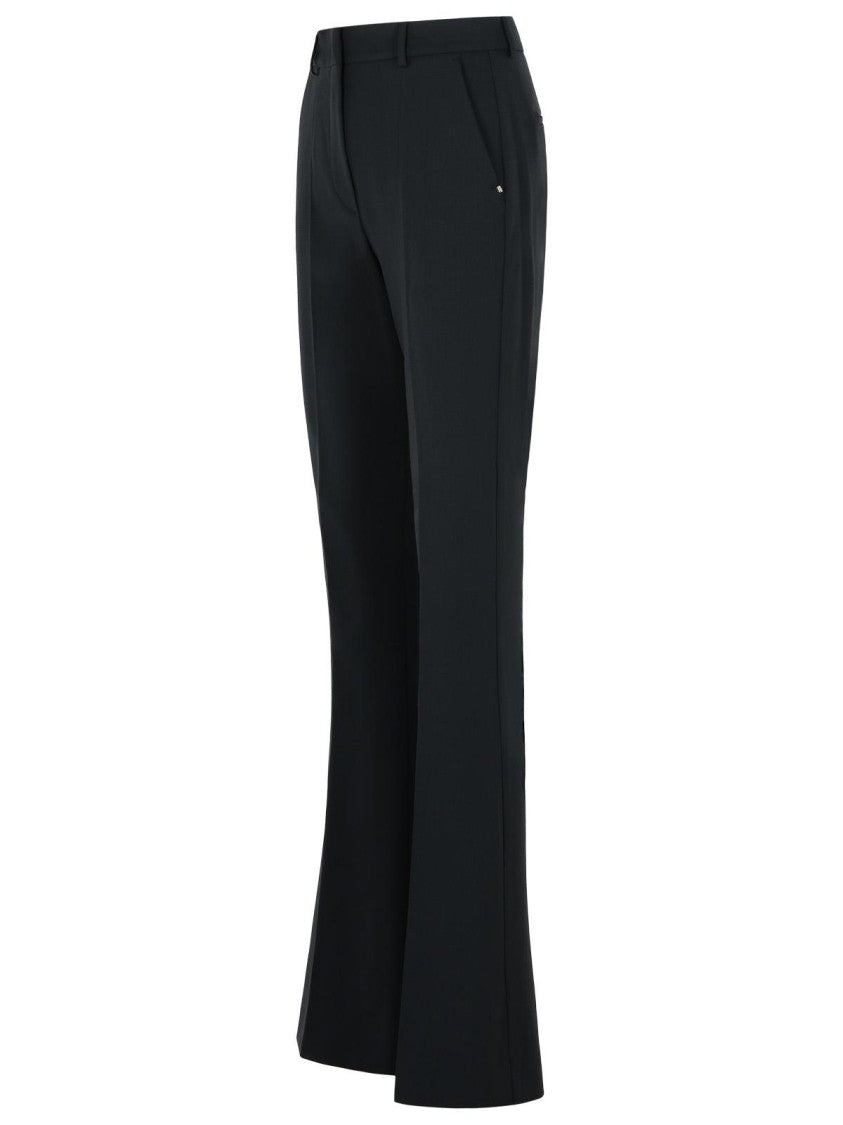 Sportmax Black Virgin Wool Trousers