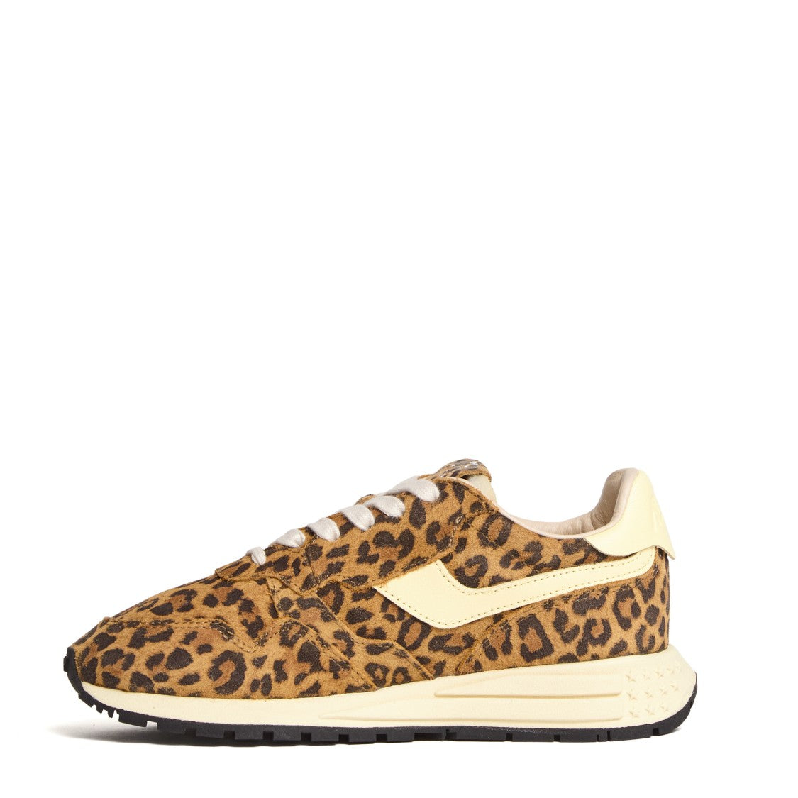 Autry Reelwind Low Leopard Suede Sneakers