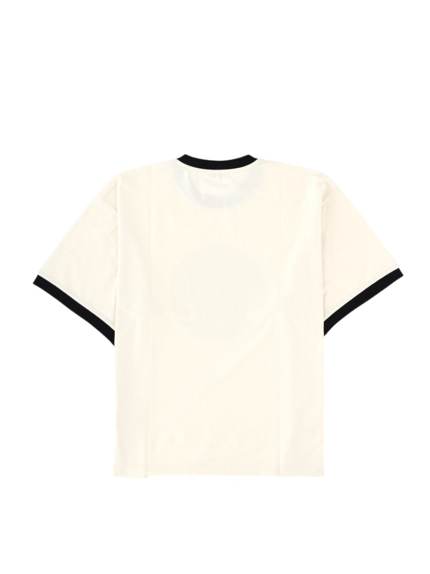 Versace White Gold Medallion Graphic Cotton T-Shirt