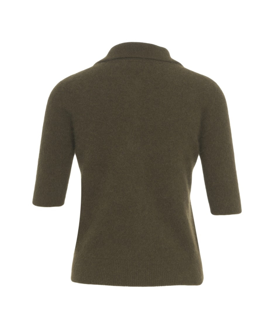 Mvm Raccoon Knit Polo Shirt