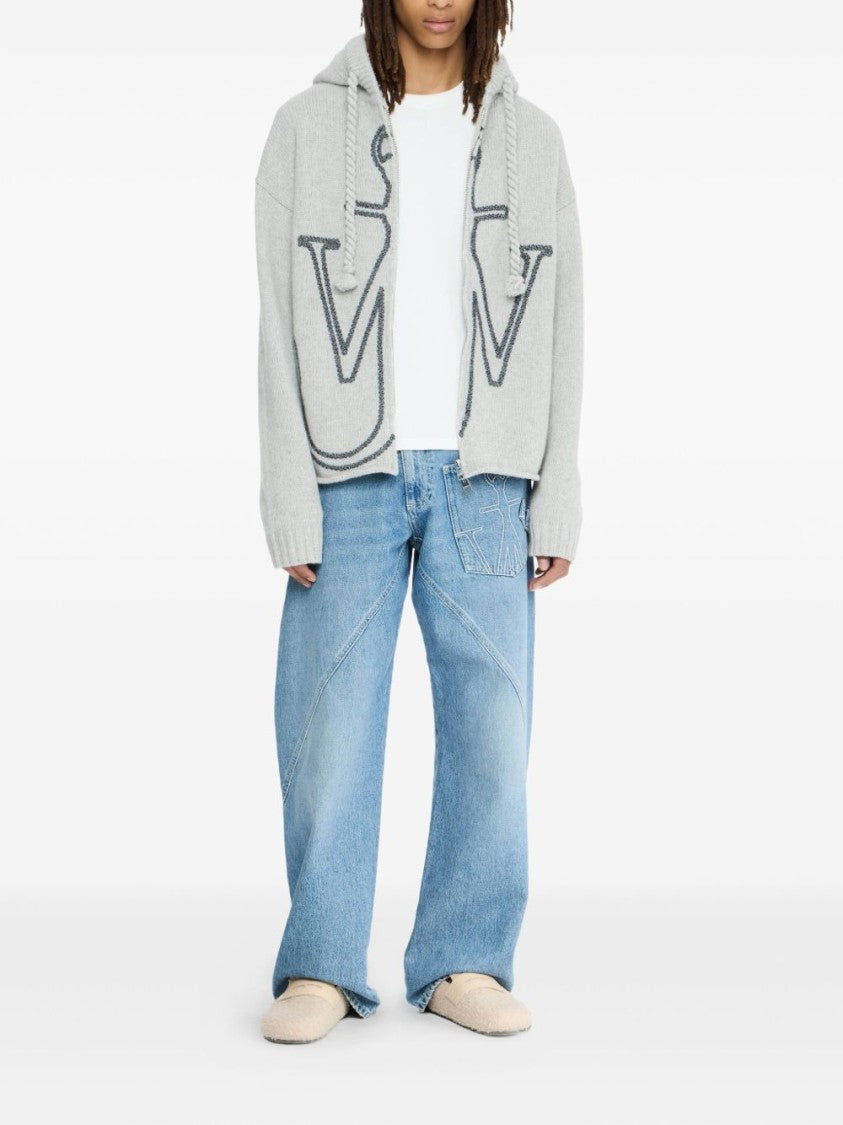 J. W. Anderson Textured Zip-Up Hoodie