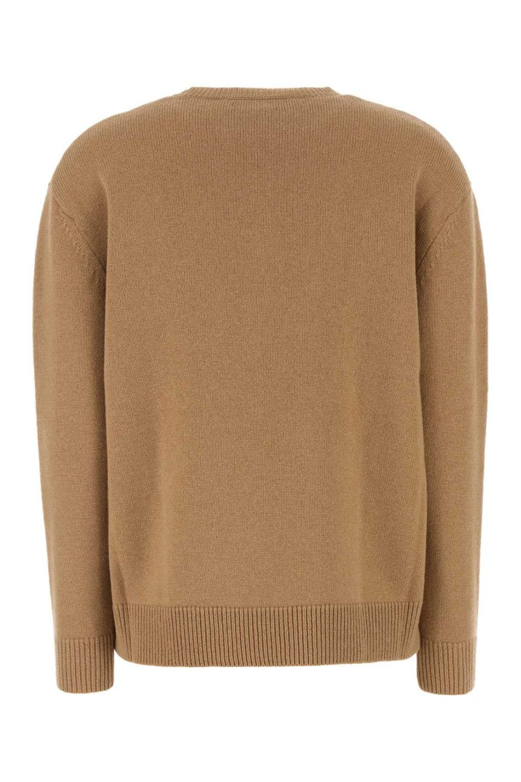 Max Mara Biscuit Wool Blend Plata Sweater