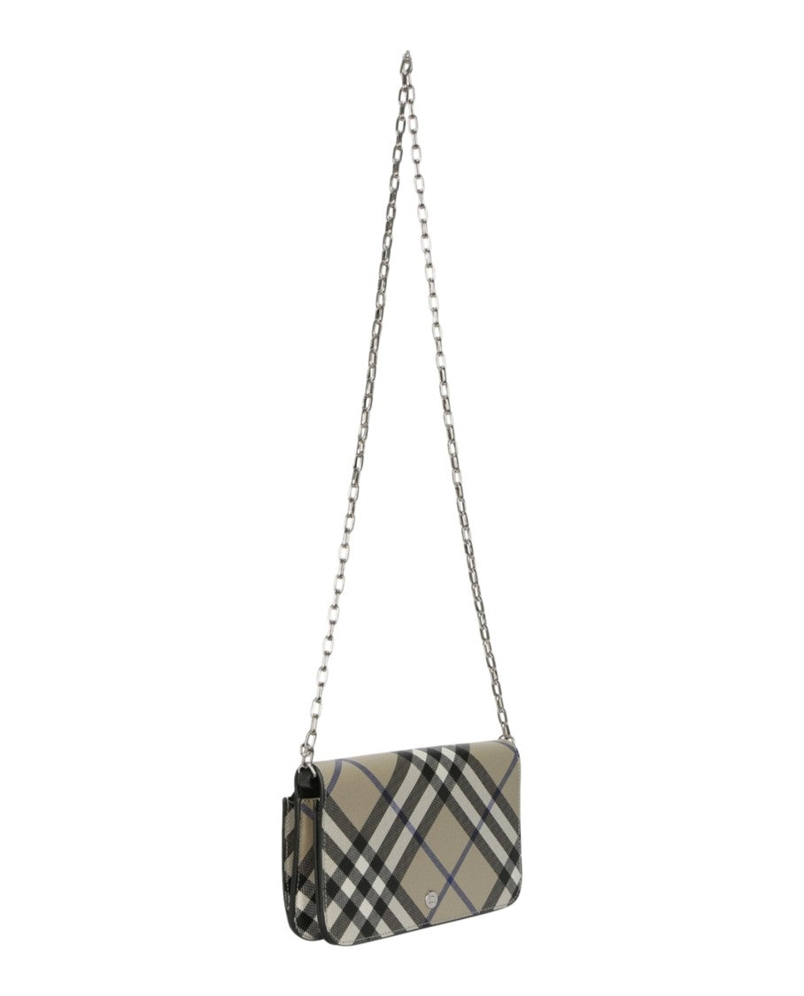 Burberry Ls Checkered Bi-Fold Wallet