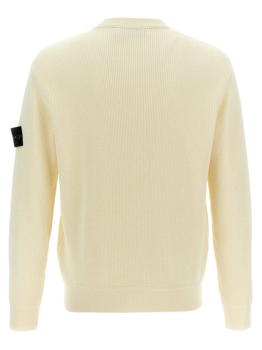 Stone Island Textured Honeycomb Knit Cashmere Sweater