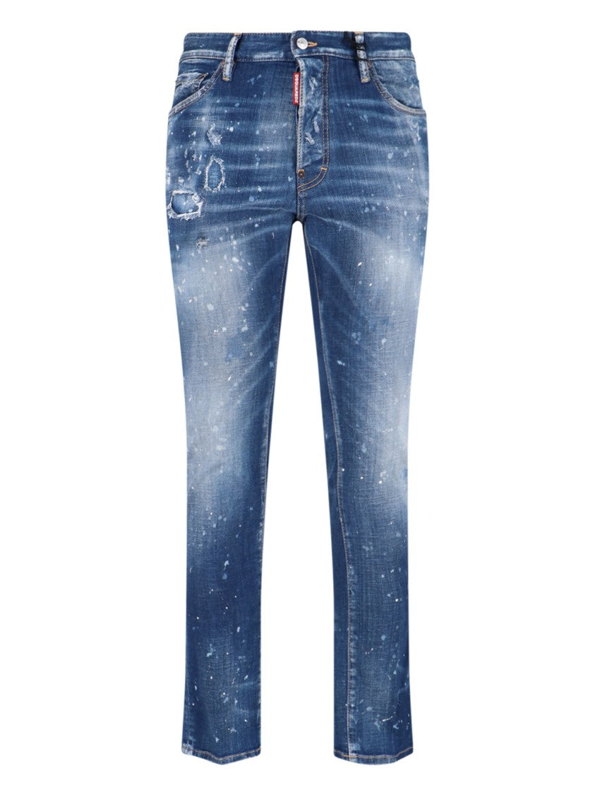 Dsquared2 "Cool Guy" Straight Jeans Blue Denim