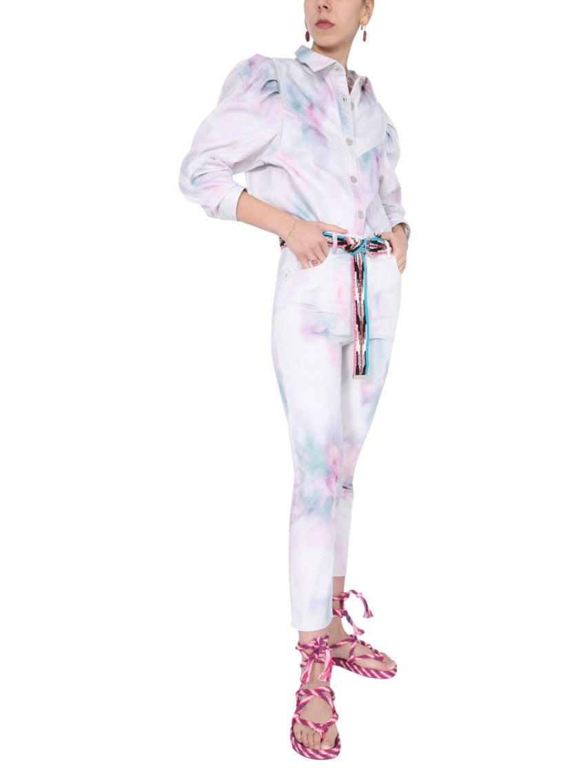 Isabel Marant Étoile "Wool" Printed Jeans