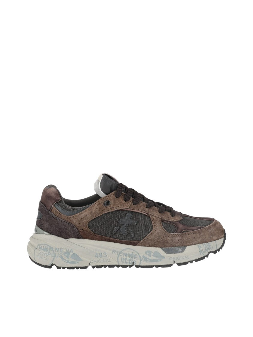 Premiata Brown Mase25 Low-Top Sneakers