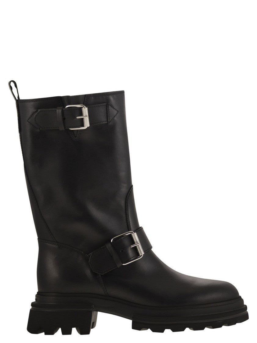 Hogan H674 - Leather Biker