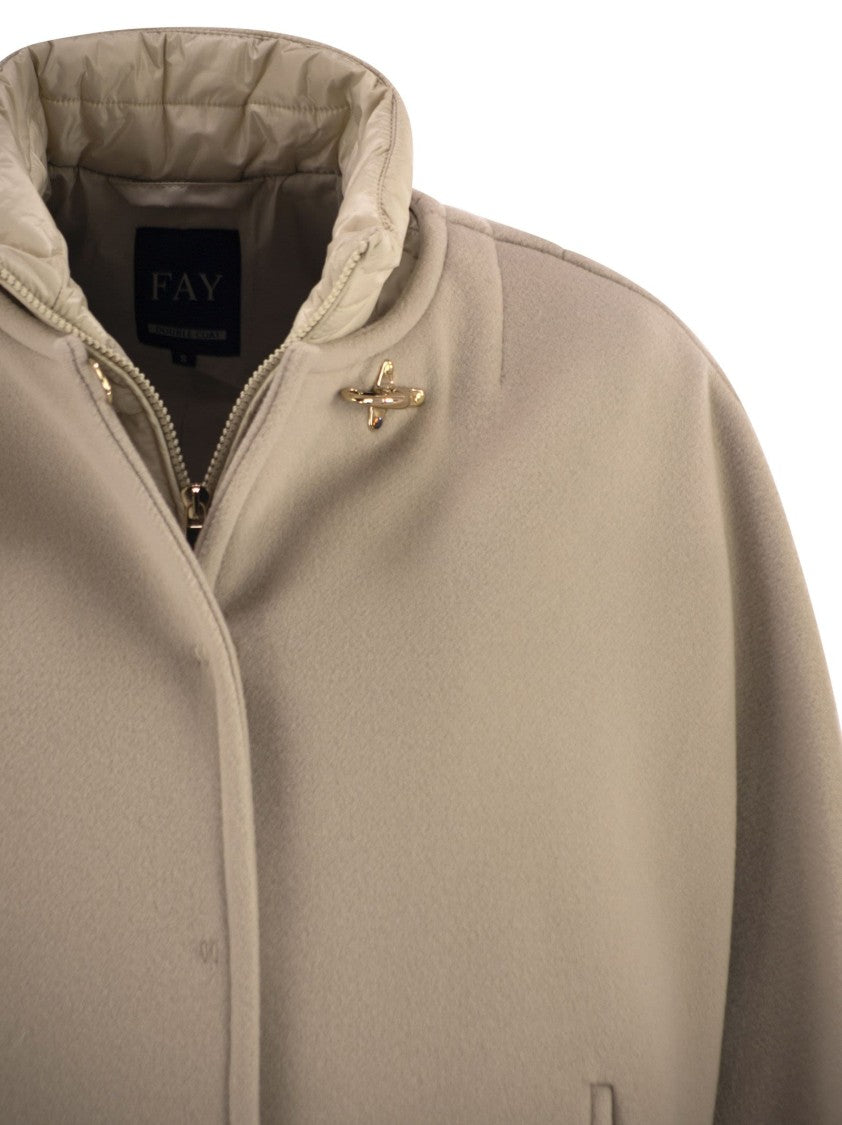 Fay 3-In-1 Double-Sided Wool And Cashmere Cape