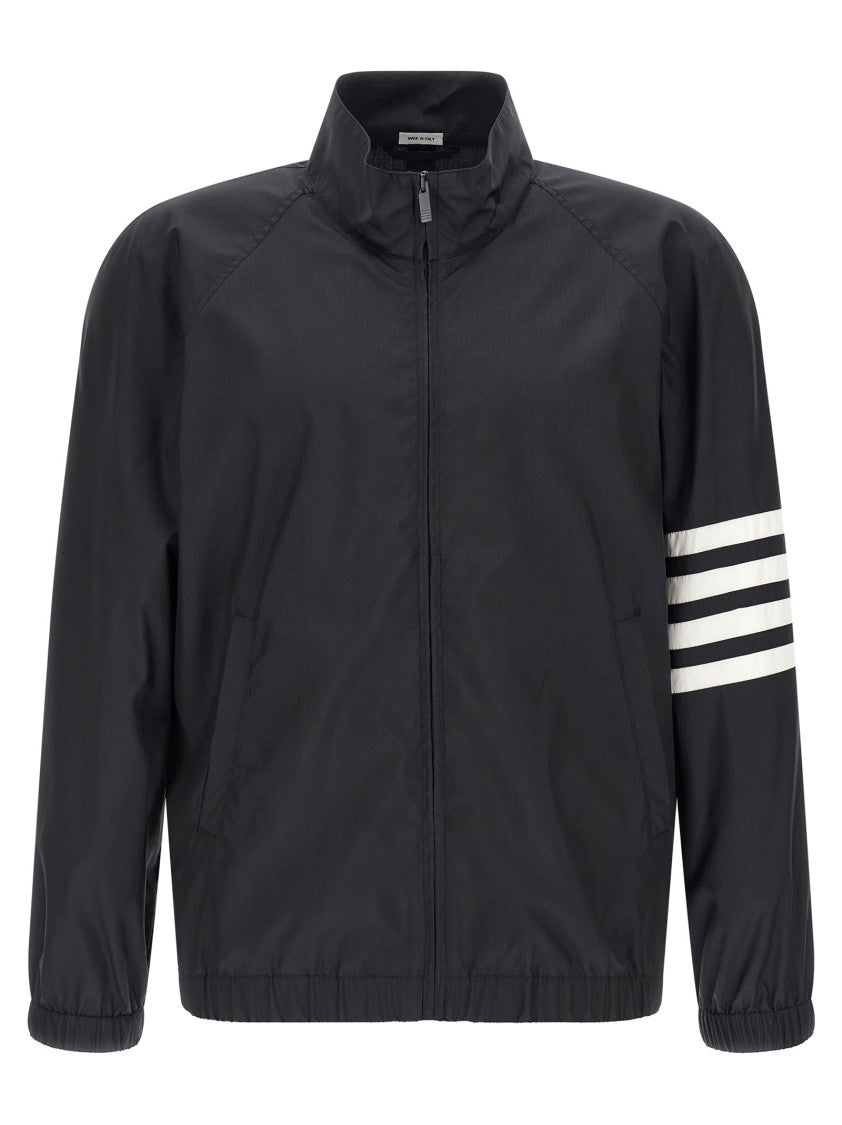 Thom Browne '4Bar' Shiny Ripstop Fabric Jacket
