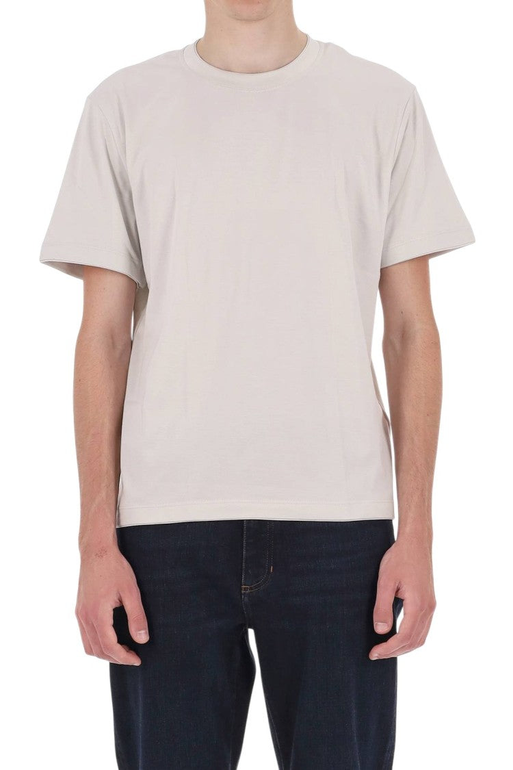 Eleventy Sand Tonal Profiles Cotton T-Shirt