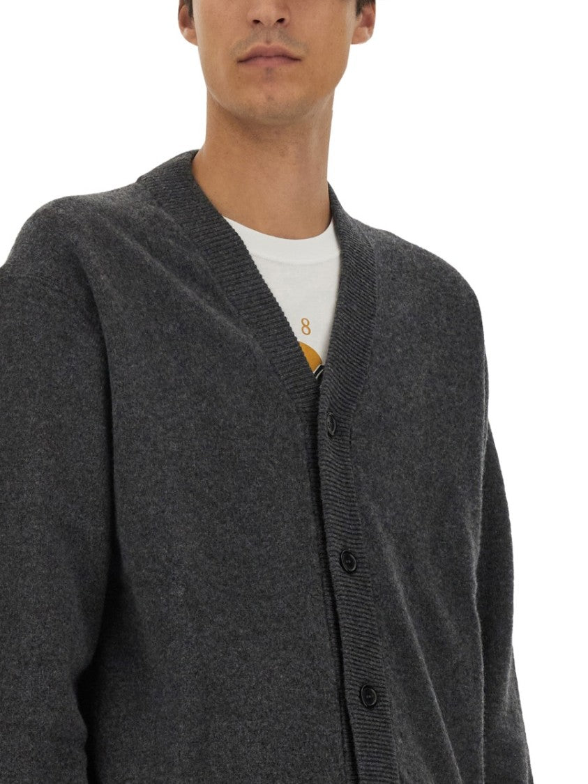 Ps Paul Smith Relaxed Fit Merino Wool Cardigan