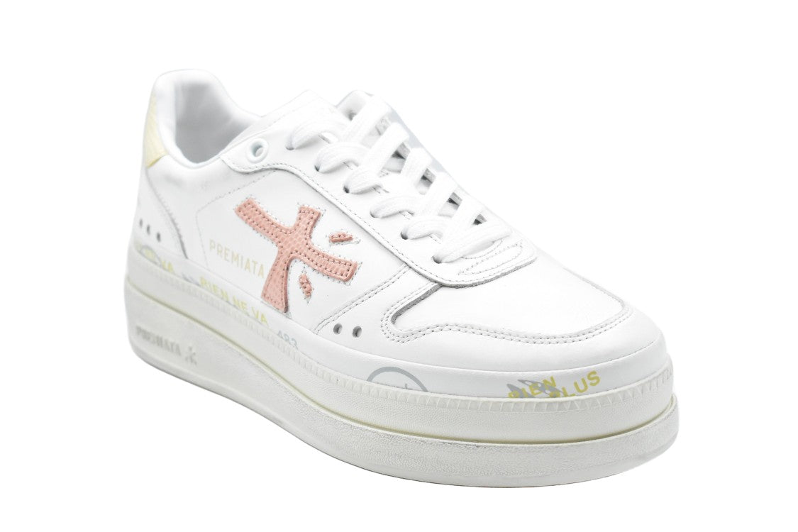 Premiata Low-Cut Sneakers With Double-Layer Platform