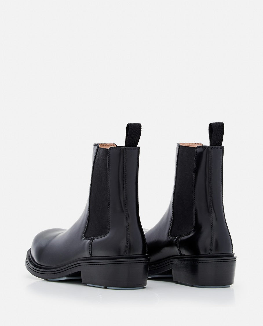 Bottega Veneta POLISHED LEATHER ANKLE BOOT