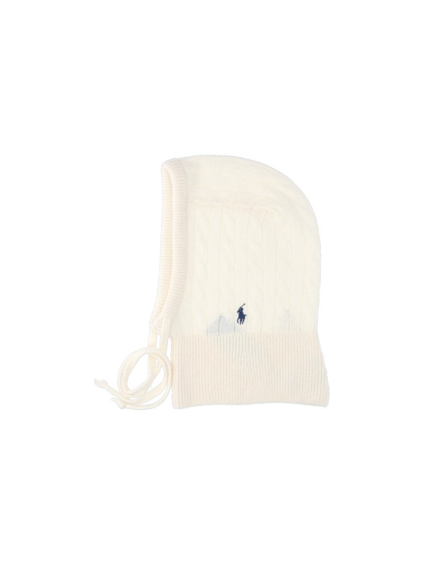 Polo Ralph Lauren Logo Balaclava – Cream