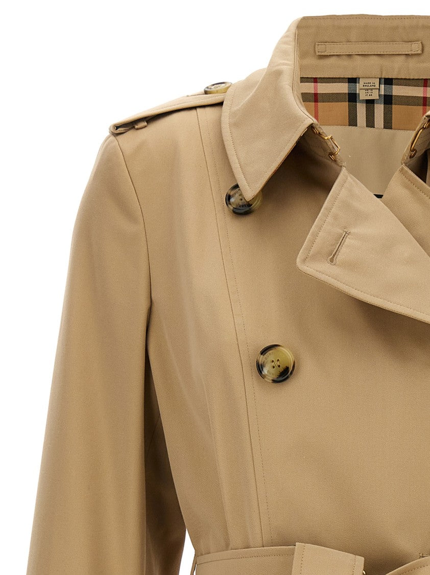 Burberry 'Chelsea' Medium Cotton Trench Coat