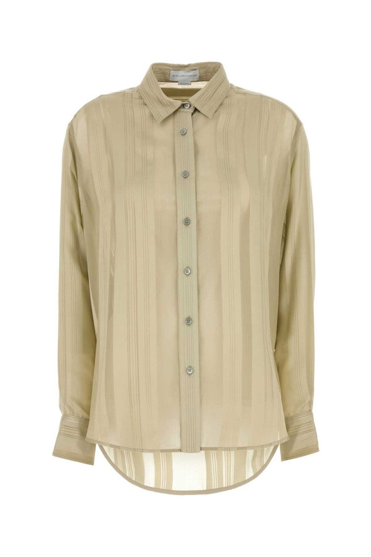 Stella Mccartney Khaki Silk Shirt