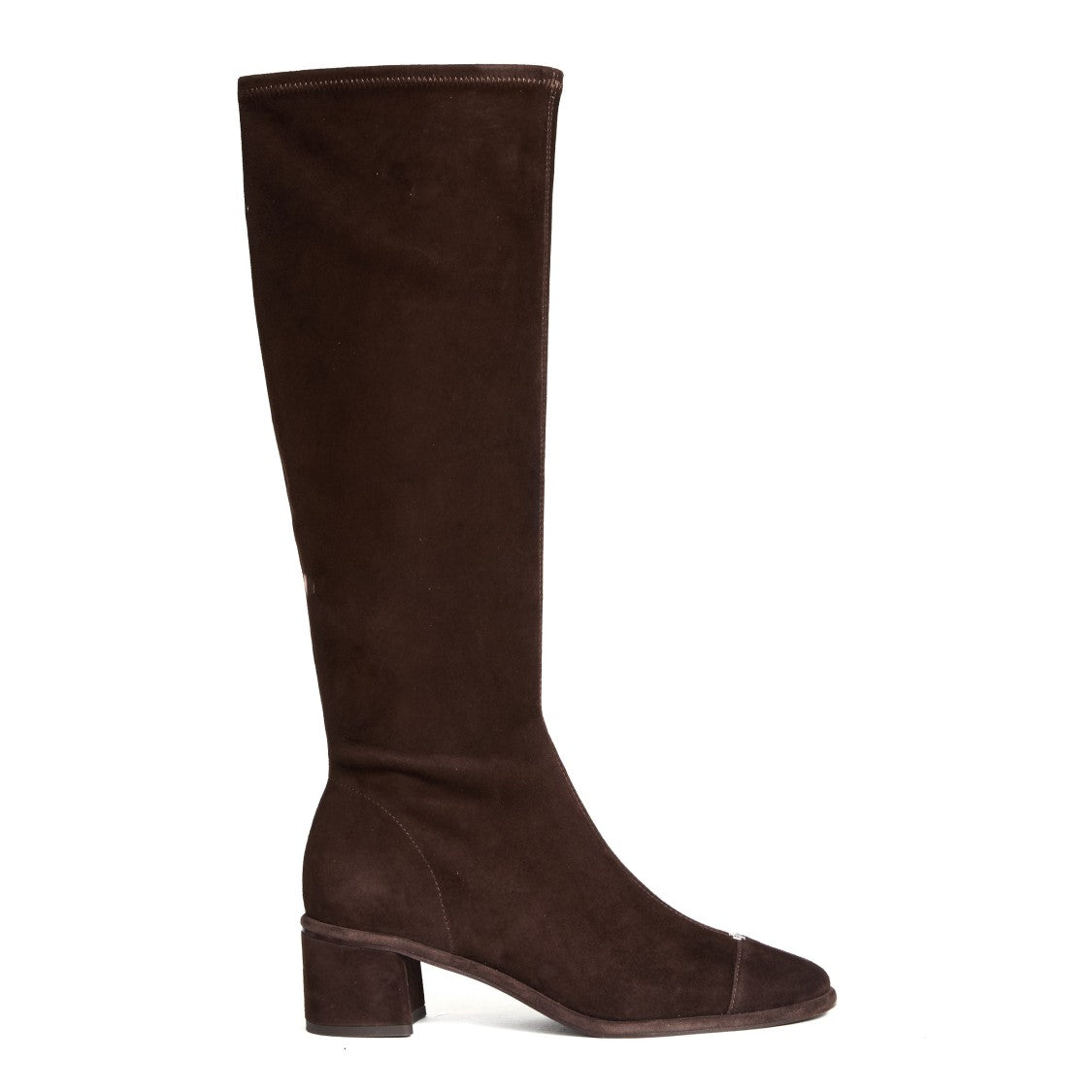 Tory Burch Knee High Boots With Contrasting Toe