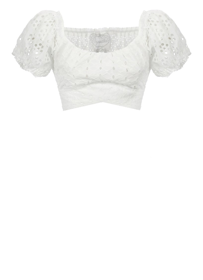 Temptation All-Over Lace White Temptation Top