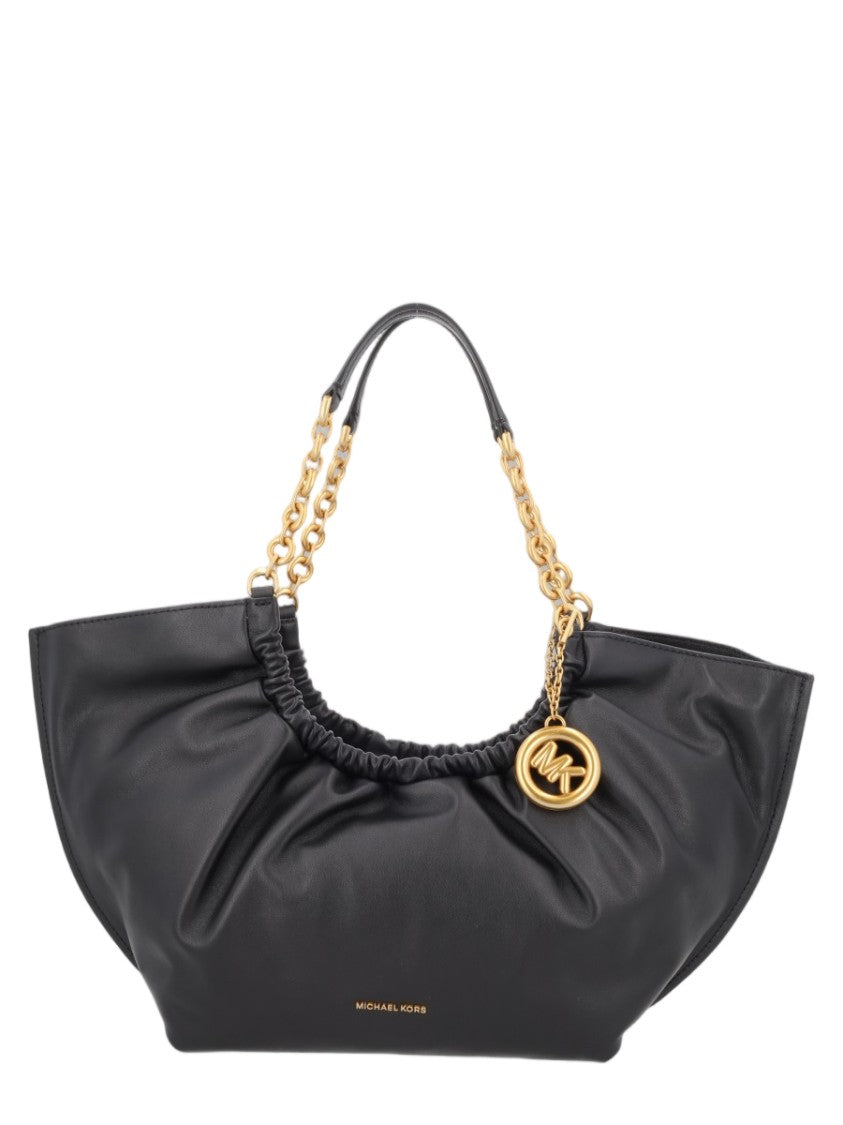 Michael Michael Kors Large Tote In Smooth Leather With Gathered Design