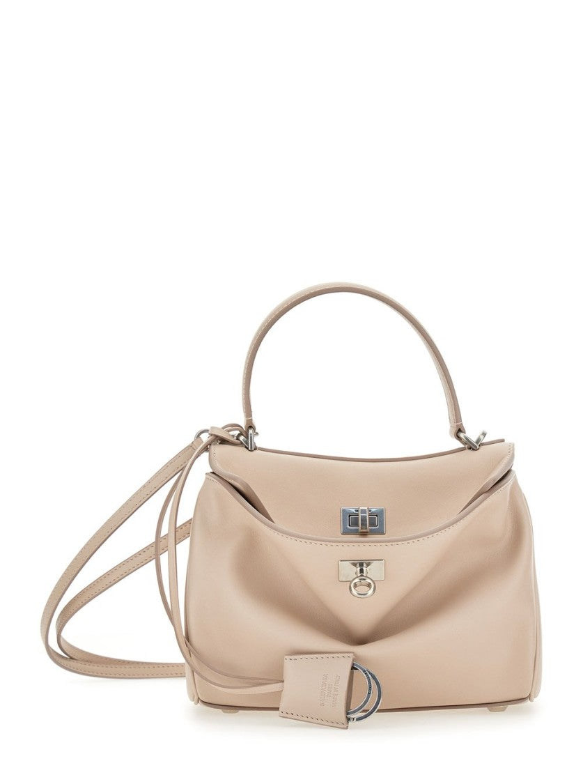 Balenciaga Structured Black Bag With Smooth Finish And Clean Lines