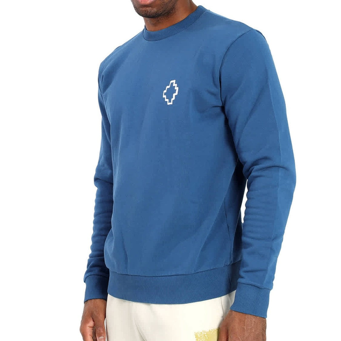 Marcelo Burlon Blue Cotton Sweatshirt