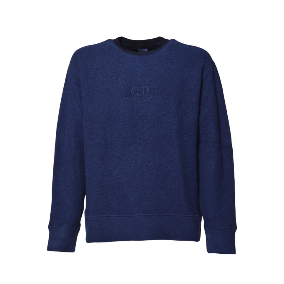 C.P. Company Blue Wool Polar Crewneck Sweater