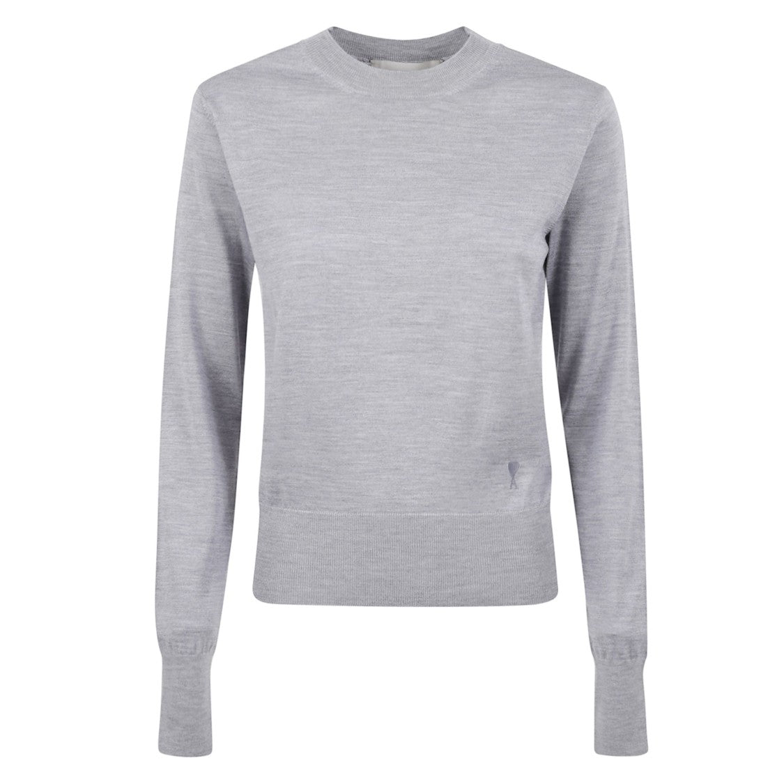 Ami Paris Grey Crewneck Sweater