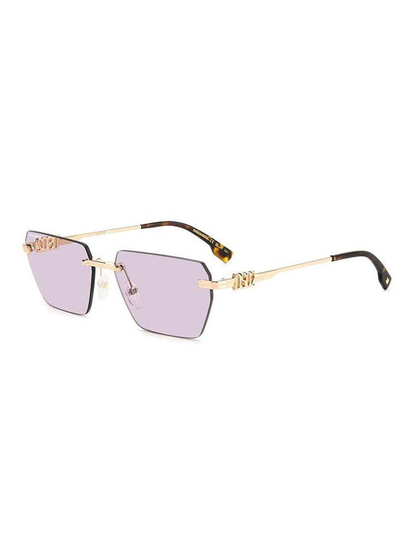 Dsquared2 D2 0102/S Hexagonal Metal Sunglasses