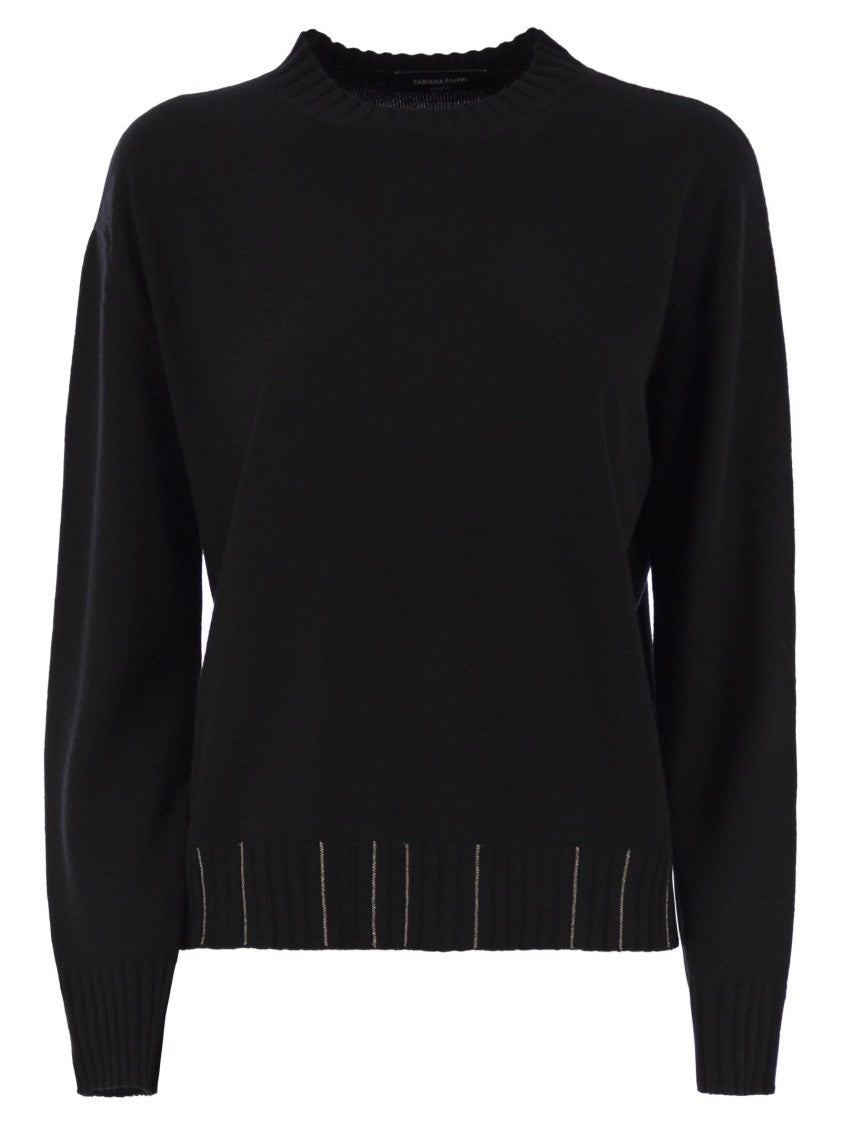 Fabiana Filippi Platinum Crew-Neck Jumper