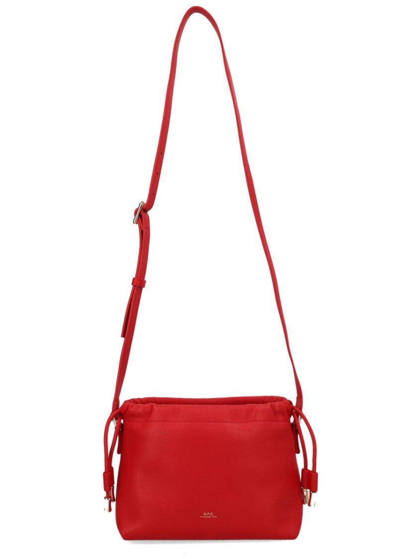 A.P.C. Ninon Mini Structured Side Drawstring Handbag