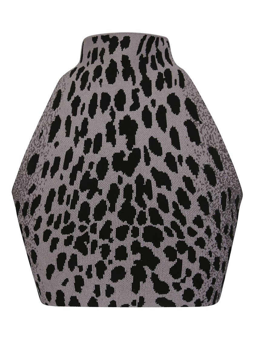 Ssheena Collar Cropped Top