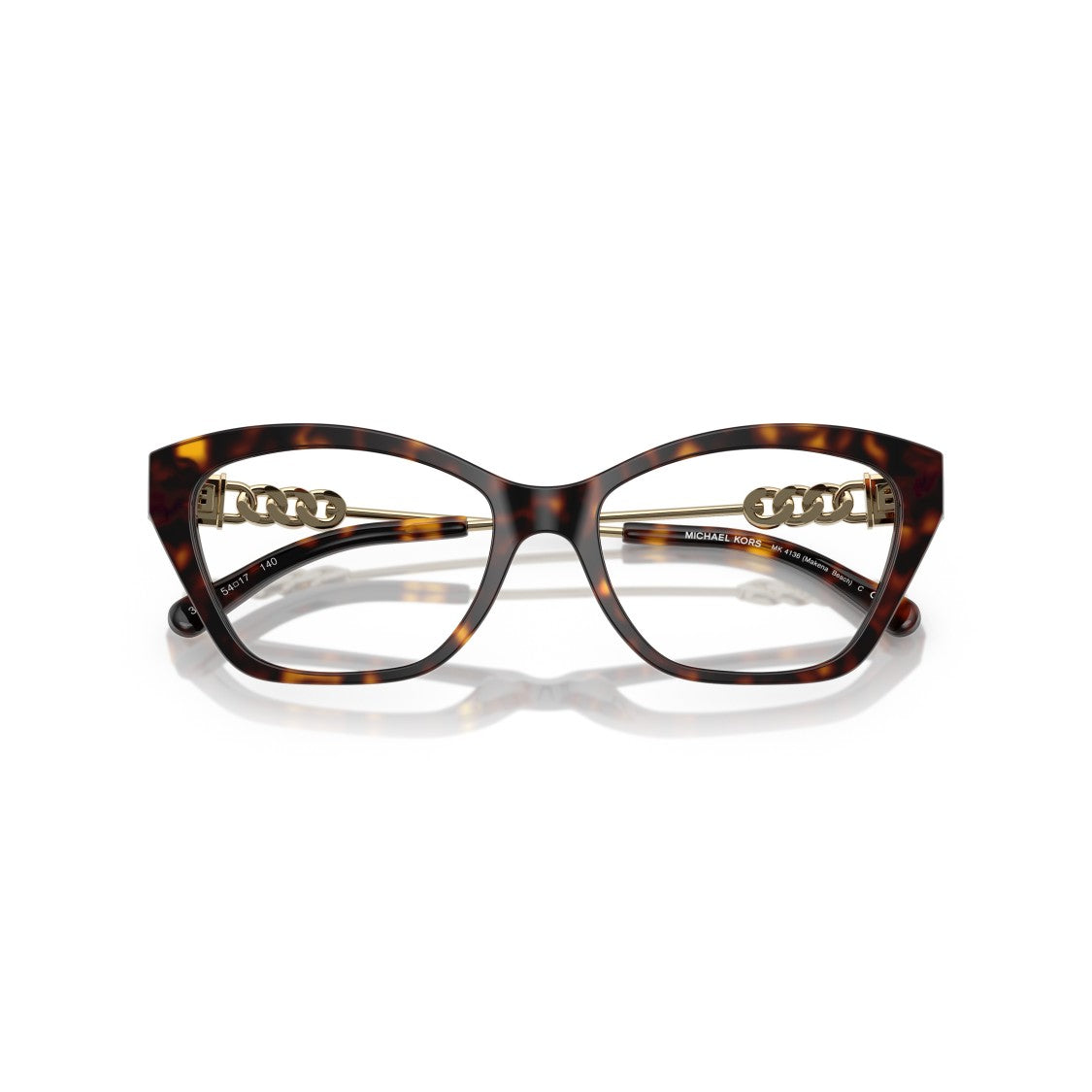 Michael Kors 0Mk4136 Cat-Eye Eyeglasses With Tortoiseshell Acetate