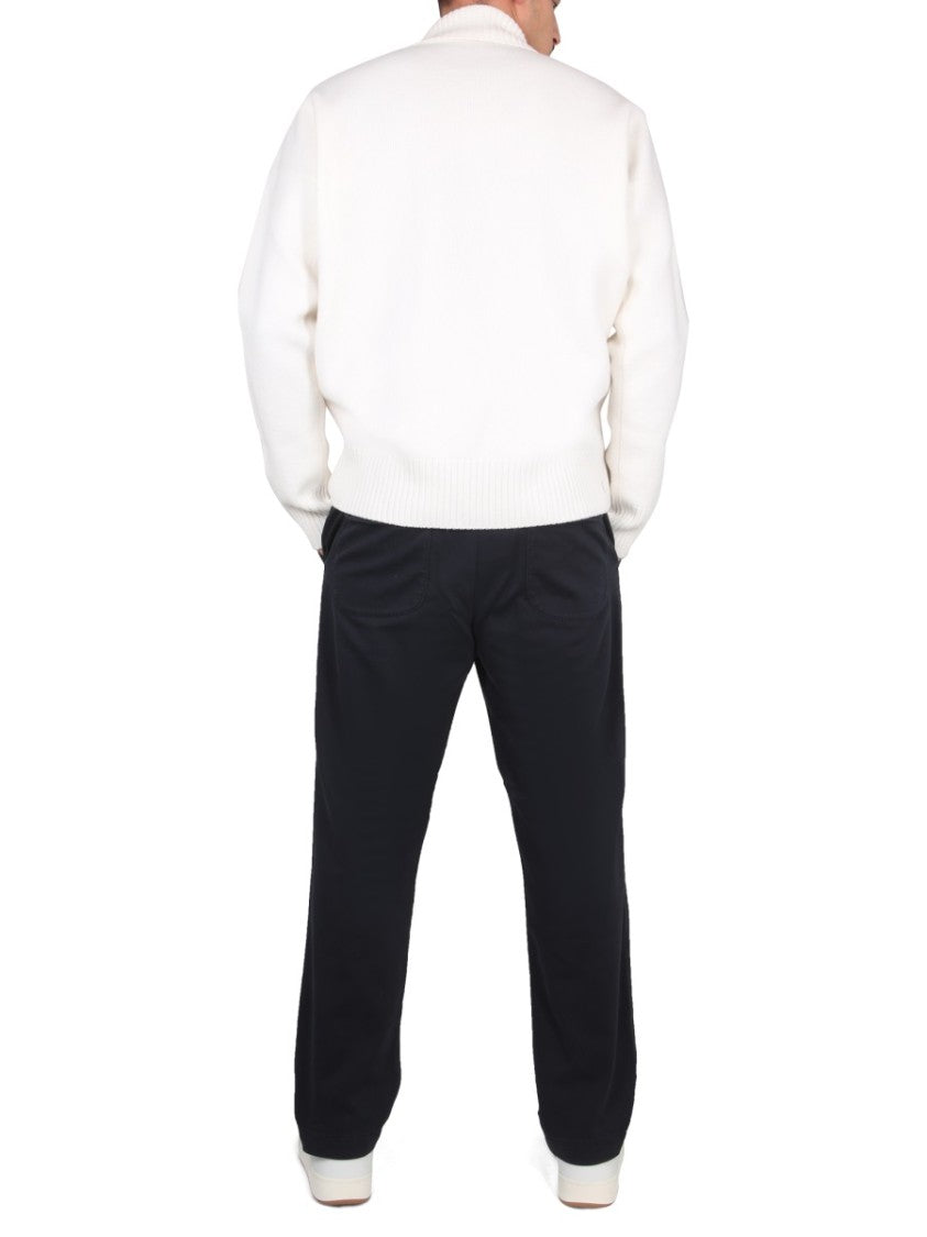 East Harbour Surplus Straight-Leg Black Pants With Button Closure