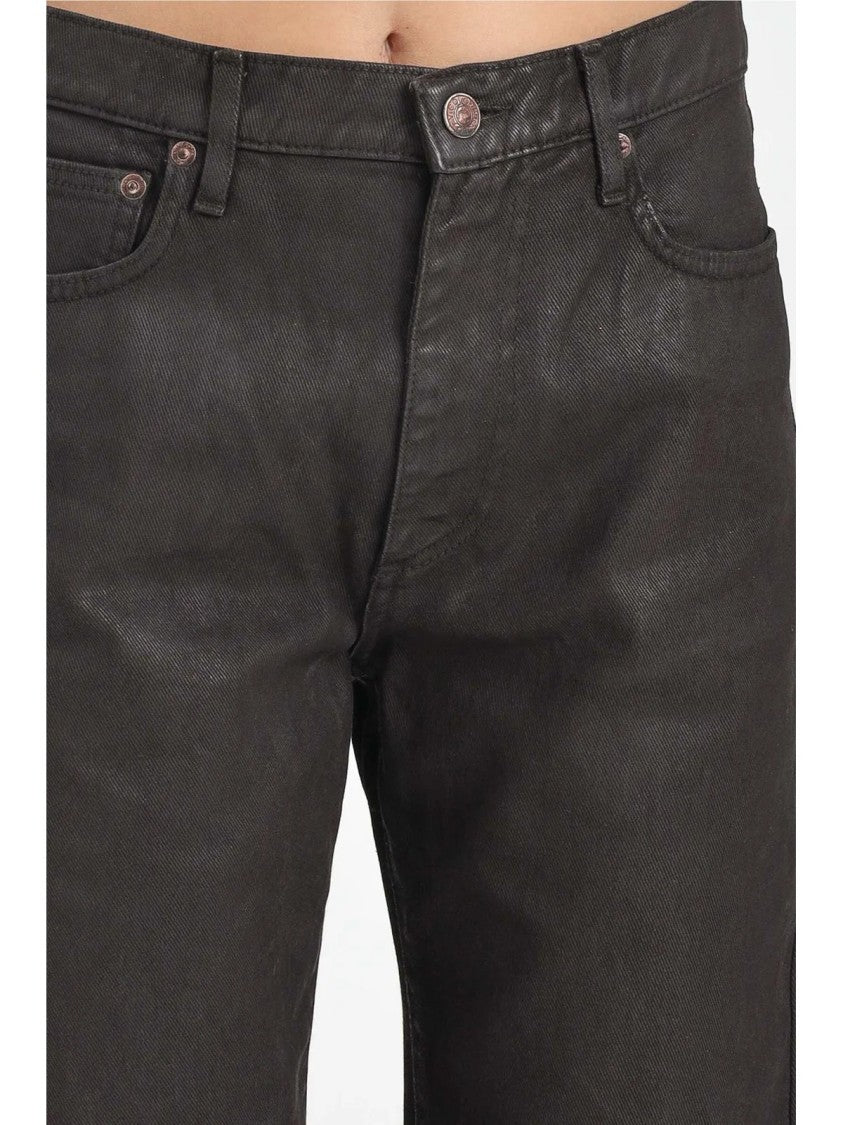 Vicolo Brown Cotton Coated Jeans