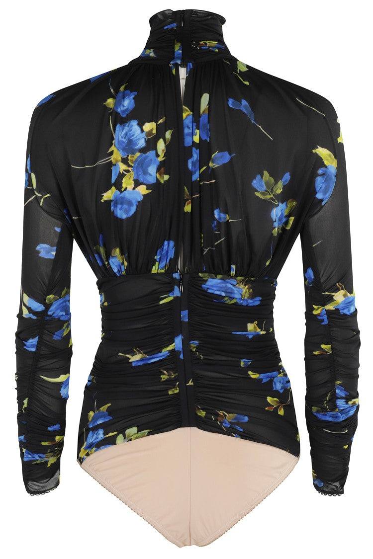 Blumarine Print Jersey Top