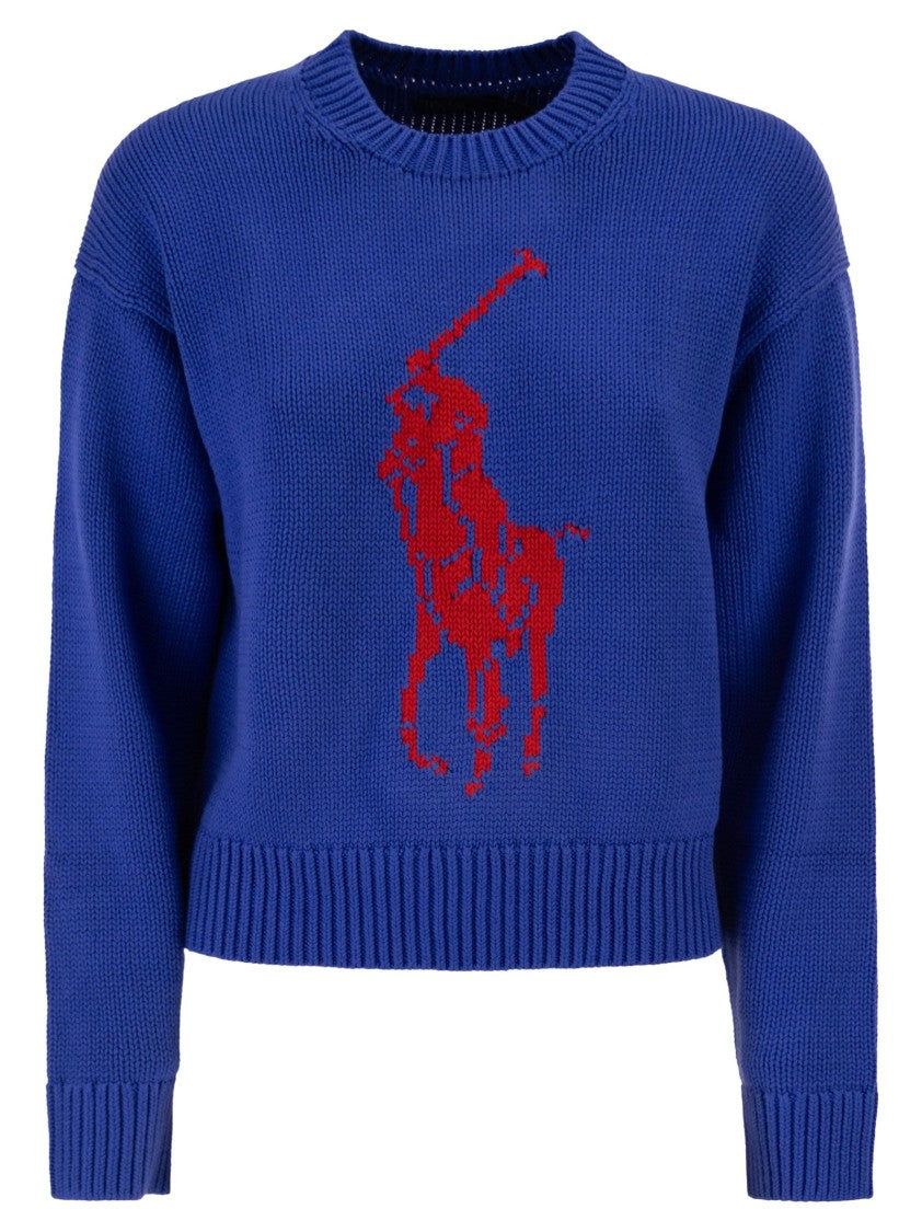 Polo Ralph Lauren Big Pony Cotton Crew Neck Jumper