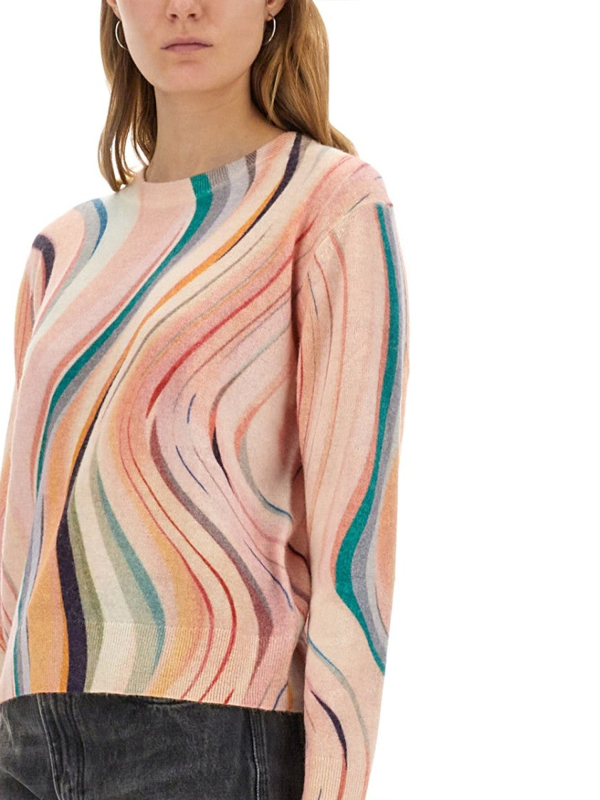 Ps Paul Smith Striped Knit Top