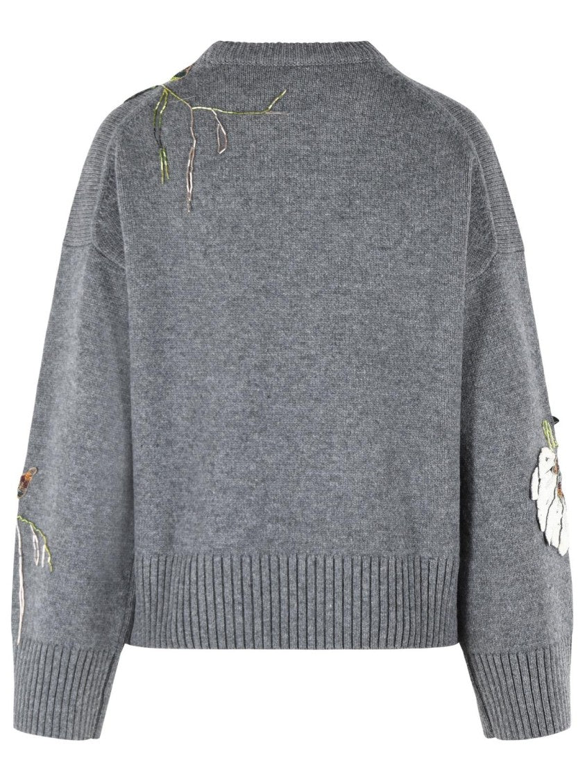 Simkhai 'Dawna' Grey Wool And Cashmere Sweater