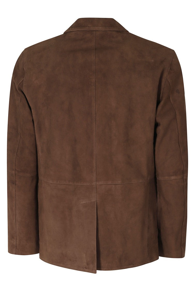 Seventy Brown Suede Tailored Leather Jacket
