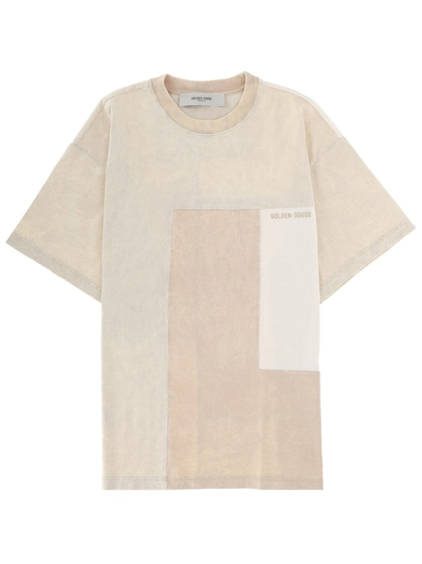 Golden Goose Golden Goose Patchwork Panel T-Shirt